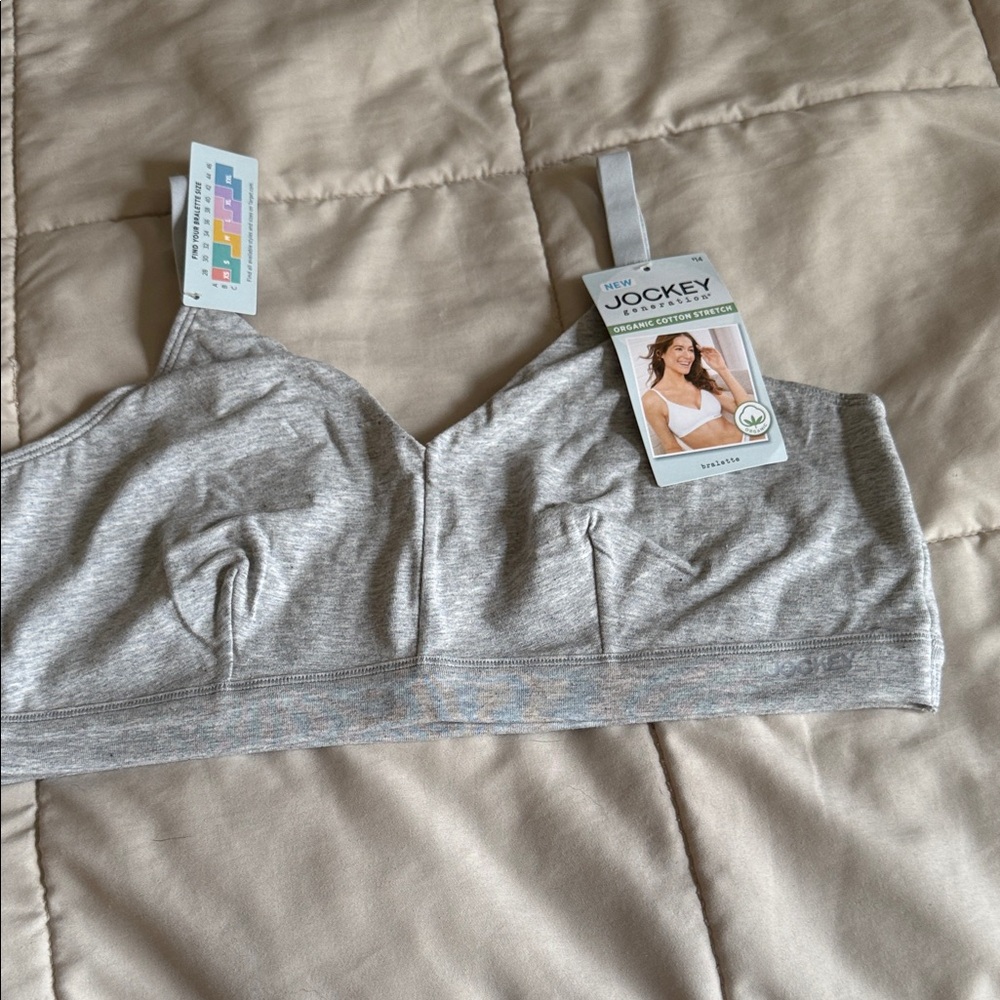 Jockey Women's Light Gray Bralette